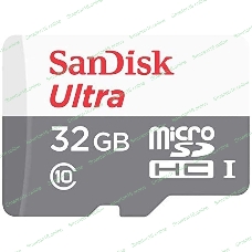 Флеш карта microSD 32Gb SanDisk microSDHC Class 10 Ultra UHS-I 100MB/s