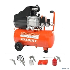 Компрессор Patriot EURO 24-240K + набор пневиоинструмента KIT 5В1.5кВт 220В 240л/мин 24л