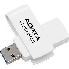 Флешка USB ADATA UC310 (UC310-256G-RWH), 256Gb, USB 3.2 Gen1, R/W 100/30, белый