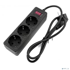 Сетевой фильтр 5bites GARDA SP3B-510 3S / 3*0.75мм2 / 1м / черный