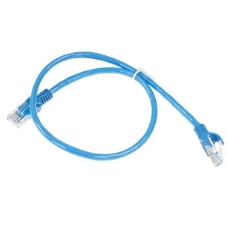Патч-корд ExeGate EX286380RUS UTP-RJ45-RJ45-5e-0,5M-LSZH-BL, UTP, cat.5e, LSZH, 0.5м, синий