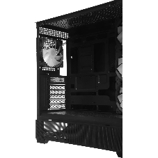 Корпус ACCORD ACC-ZA11B AR Black, Midi-Tower, чёрный, 4 x 120 мм