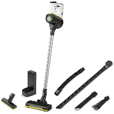 Пылесос вертикальный Karcher VC 6 Cordless ourFamily Car черный/белый, питание от аккумулятора, 250 Вт, уборка сухая, пылесборник 0.8 л, работа от АКБ max 50 мин