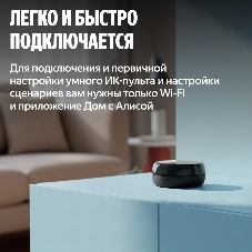 Умный пульт Yandex YNDX-00572 р.д.20м черный