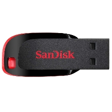 Флешка USB Sandisk CZ50 Cruzer Blade (SDCZ50-032G-B35), 32Gb, USB 2.0, R/W 15/4, черный/красный