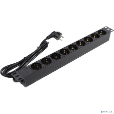 Блок розеток горизонтальный ExeGate ServerPro PDU-19H903 Al-9S-EU2, 19