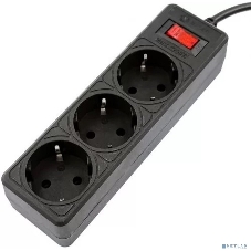 Сетевой фильтр 5bites GARDA SP3B-510 3S / 3*0.75мм2 / 1м / черный