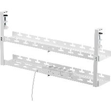 Кабель-канал Cactus CS-CM-700-2WT для столов 72.8x13.5x34.2 см белый