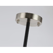 Люстра Ambrella light LH55505/12 SN/BK/CL сатин никель/черный/прозрачный E14*12 max 40W D860*905