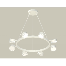 Светильник Ambrella light XB9195203/8 SWH/FR/CL белый песок/белый матовый/прозрачный GX53 (C9195, N8399)