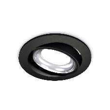 Комплект встраиваемого поворотного светильника Ambrella light XC7652002 SBK/PSL черный песок/серебро полированное MR16 GU5.3 (C7652, N7023)