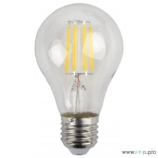 Лампа светодиодная ЭРА F-LED A60-9W-827-E27 (филамент, груша, 9Вт, тепл, Е27)