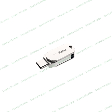 Флешка USB Netac U785 (NT03U785C-032G-30PN), 32Gb, USB 3.0/TypeC, R/W 110/45, серебристый