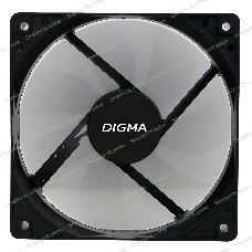 Вентилятор для корпуса Digma DFAN-120-7 черный, 120 мм, 1200 об/мин, 23 дБ, 4 pin