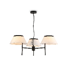 Светильник Ambrella light LH72451/3 BK/WH черный/белый Е14/3 max 40W D800*290-1080