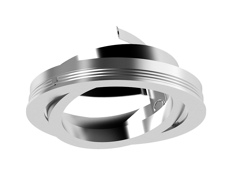 Насадка для корпуса светильника N7003 PSL серебро полированное D70*H26mm Out1.5mm MR16