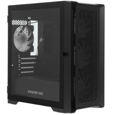 Корпус PowerCase ByteFlow Micro Black LE, Micro-Tower, чёрный