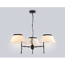 Светильник Ambrella light LH72451/3 BK/WH черный/белый Е14/3 max 40W D800*290-1080