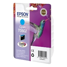 Картридж струйный Epson C13T08024011 голубой для Epson St PhP50/PX660/PX720WD (330 стр.)
