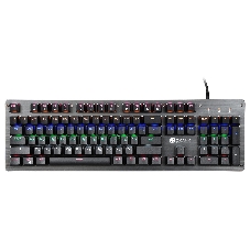 Клавиатура Oklick 970G Dark Knight проводная, USB Type-A, чёрный/серебристый