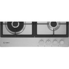 Газовая варочная панель Indesit THPM 642 W/IX/I, нержавеющая сталь