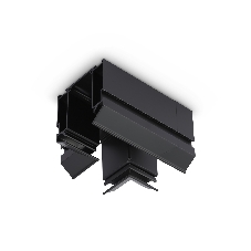 GL1044 BK черный коннектор Т-образный для корпуса в натяжной потолок Magnetic 220V 140*100*61