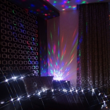 Диско-лампа Neon-night светодиодная в компактном корпусе, 230 В