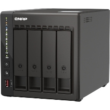 Сетевое хранилище SMB QNAP TS-453E-8G NAS, 4-tray w/o HDD. 2xHDMI-port. 4-core Celeron J6412 2-2.6 GHz, 8Gb DDR, 2x2.5Gb LAN, 2 x M.2 2280 PCIe Gen 3 x2, 2x USB 3.2 Gen 2 (10Gbps) Port, 2x USB 2.0 port