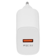 Сетевое зарядное устройство PERFEO с разъемом USB, QC3.0, 18W, белый (I4659)