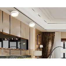 Светильник Ambrella light TN6707 WH белый IP44 GX53 max 15W D105*45