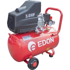 Компрессор поршневой Edon 39778 масляный 207л/мин 50л 1800Вт красный