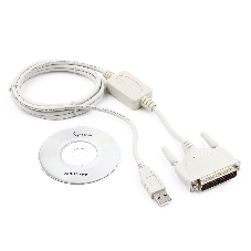 Переходник Gembird Переходник с USB DB25M/AM 1.8m блистер