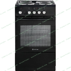 Плита электрическая De Luxe 5004.18э-011 черный, конфорок 4 шт, духовка 43 л, 50 см x 85 см x 50 см