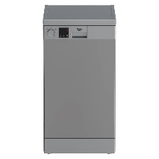 Посудомоечная машина Beko DVS050R02S, серебристый, 44.8 см, 10 компл., сушка конденсационная, 49 дБ, класс A+