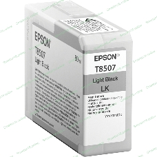 Картридж струйный Epson T8507 серый (80 мл) для SureColor SC-P800