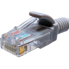 Патч-корд Suprlan 10-0144 UTP RJ-45 вил.-вилка RJ-45 cat.5e 3м серый LSZH 24AWG