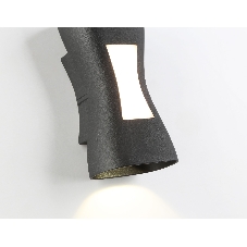 Светильник Ambrella light ST4529 BK черный LED 4200K/3000K 6W IP54 150*80*55