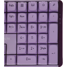 Комплект клавиатура+мышь AULA AC306 беспроводной, USB, 1600 DPI, сиреневый