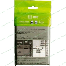 Фотобумага Cactus CS-GA618050ED A6/180г/м2/50л./белый глянцевое для струйной печати