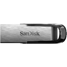 Флешка USB Sandisk CZ73 Cruzer Ultra Flair (SDCZ73-032G-G46), 32Gb, USB 3.0, R/W 150/45, серебристый/черный