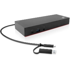 Док-станция Lenovo ThinkPad Hybrid USB-C with USB-A (2x DP, 2x HDMI, 3x USB A 3.1 Gen 2, 2x USB 2.0 1x USB Type-C, 1x RJ-45, 1x Combo Audio Jack 3.5mm/Kensington Lock, USB-C cable with USB-C to USB-A dongle/Up to 2 ext monitors (40AF0135EU)