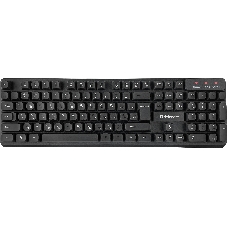 Комплект клавиатура+мышь Defender Milan C-992 беспроводной, USB, 1000 DPI, чёрный
