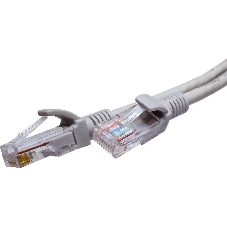 Патч-корд Suprlan 10-0144 UTP RJ-45 вил.-вилка RJ-45 cat.5e 3м серый LSZH 24AWG