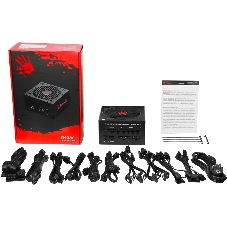 Блок питания Bloody BD-PS850G, 850Вт, 80 PLUS Gold, 120мм, модульный, черный