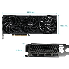 Видеокарта Palit GeForce RTX 5070 INFINITY 3 OC, 12 GB GDDR7, 192 bit, 3xDisplayPort, HDMI, GPU 2325 MHz