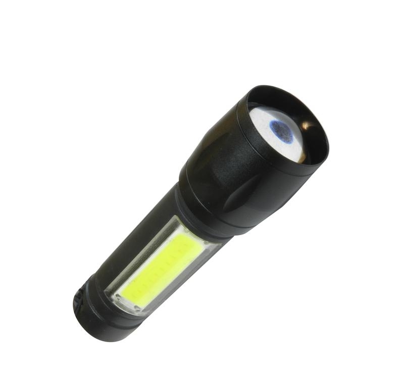 Фонарь Космос 3Вт ХРЕ 3Вт СОВ литий 600mAh Micro USB шнур