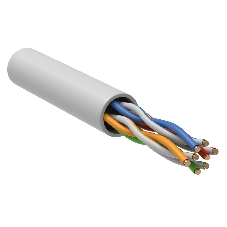 Кабель витая пара U/UTP кат.5e 4х2х24AWG solid LSZH GENERICA белый 305м (м) ITK