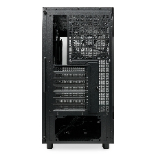 Компьютерный корпус HSPD F710, Panoramic Mid Tower, черный, TG, 0.5 SPCC, 3x120мм ARGb E-ATX, ATX, mATX, mITX 185/395/270мм 2x2.5