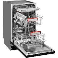 Встраиваемая посудомоечная машина Kuppersberg GS 4557, серебристый, 44.8 см, 11 компл., 49 дБ, класс A++