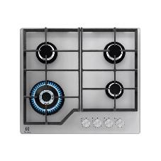 Газовая варочная поверхность Electrolux KGG64362S, 4 конфорки, закаленное стекло, 8900 Вт
